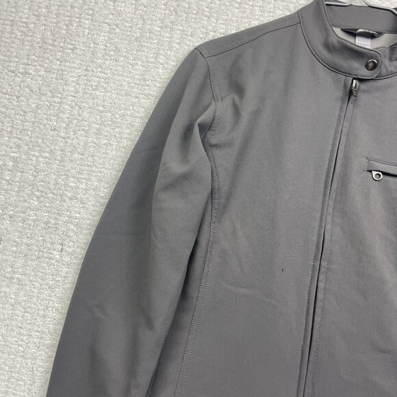 MEC Mountain Equipment co-op Soft Shell Jacket Biker Style Women Sz M Read* - Picture 4 of 14